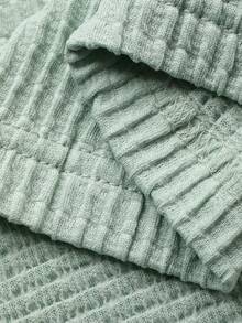 DAZY 薄荷绿短袖纹理面料男士T恤，夏季 - 薄荷綠 - 查看 6