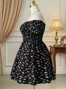 GlowEve CURVE 大码女式印花时尚约会之夜浪漫休闲度假百搭连衣裙，适合春夏穿着 - 彩色 - 查看 2