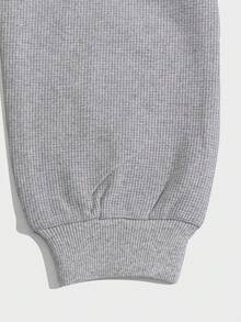 EURMUSE 2 Pcs Men's Waffle Fabric Basic Style Combination Fit Boxers, Set Of 2 - Grey - View 4