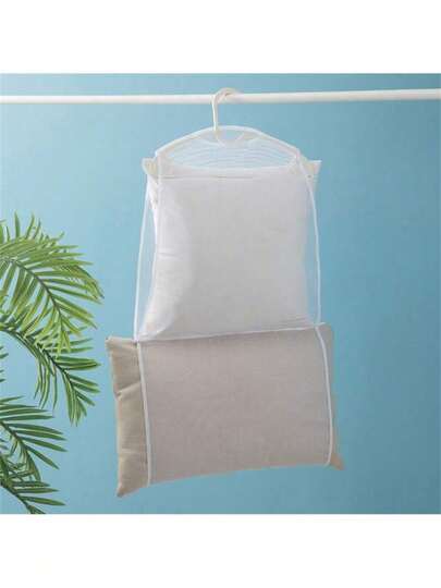 قطعة واحدة من شبكة تجفيف الوسادة البوليستر قابلة للطي، شبكة تجفيف الملابس، شبكة تجفيف الوسادة، شبكة تجفيف الألعاب، شبكة تجفيف للشرفة المنزلية