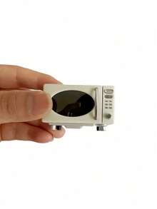 Miniature Kitchen Model Set - Realistic Microwave & Cooking Utensils Replica, Tiny Kitchen Props For Photography, Dollhouse, DIY Crafts, Home Decor, Collector's Gift For Foodies & Model Enthusiasts - Beige - View 9