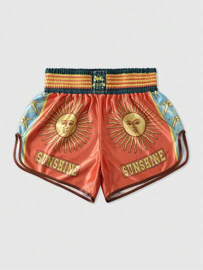 ROMWE MEN Prep 男士运动短裤、拳击短裤、篮球短裤、夏季