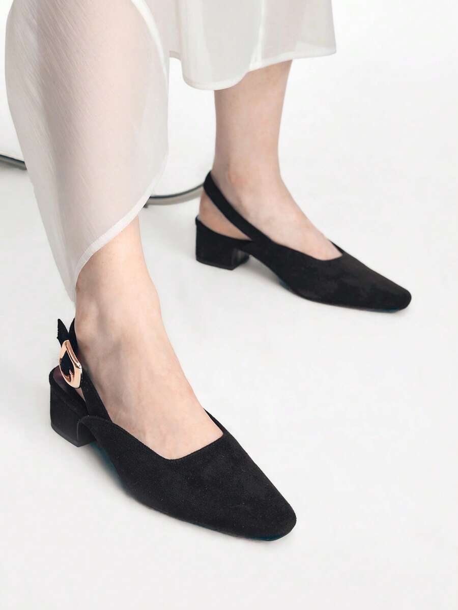 Mnmlis Tacones para mujer - Negro - Ver 1