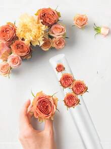 Palos de espuma floral blanca profesional (1/3/5/8/9 piezas) - Oasis cilíndrico sólido para base de ramos de boda DIY, decoración festiva y estacional (Pascua, Acción de Gracias, Halloween) - Barra de espuma - Ver 10