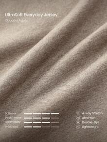 GLOWMODE CloudKnit Off-Duty Moves Stretchy Soft Lightweight Adjustable Drawstring Waist Side Slip Pockets Relaxed Fit Joggers Daily Casual Street Wear - Khaki - View 6