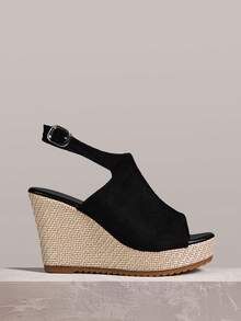 Styleloop Women Platforms & Wedge Sandals - Black - View 1