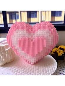 Đồ chơi xếp hình hình trái tim mới năm 2025, đồ chơi xếp hình trái tim tỏ tình, mô hình lắp ráp gấu bông cầm tay tỏ tình, quà tặng tỏ tình ngày Valentine, quà sinh nhật cho bạn gái, quà Giáng sinh bất ngờ. - Nhiều màu - Xem 4