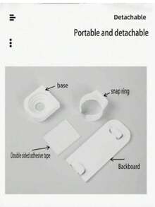 2/4 piezas Soporte para cepillo de dientes eléctrico, soporte de pared, estante de almacenamiento para el hogar, portacepillos de dientes, soporte para afeitadora - Multicolor - Ver 3