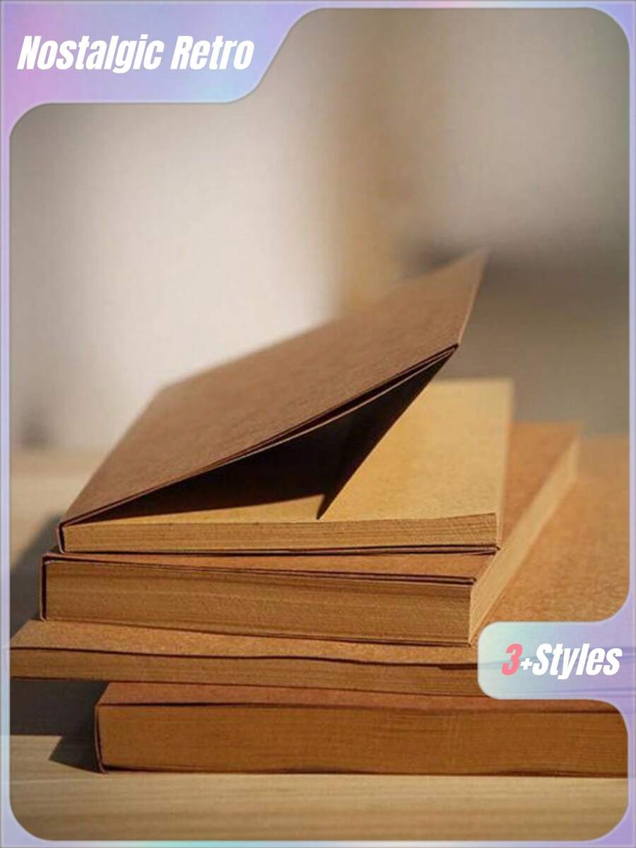 Creative Retro Sketch Paper Blank Sketchbook, Drawing And Doodling Book, Drawing Notebook, Notebook - Rectangle - View 1