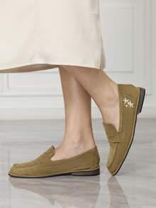 Sleekvia 女士平底鞋 - 卡其色 - 查看 2