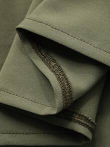 Dazy Kids Young Girl Floral Print Long Sleeve Robe And Sleeveless Dress Set - Green - View 4