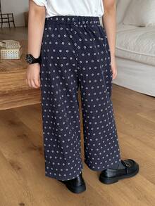 DAZY Young Boys Fashionable Loose Casual Pants - Navy Blue - View 2