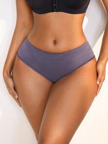 NudeFit Set de 7 piezas de bragas de bikini minimalistas y sin costuras de unicolor para mujer - Multicolor - Ver 3