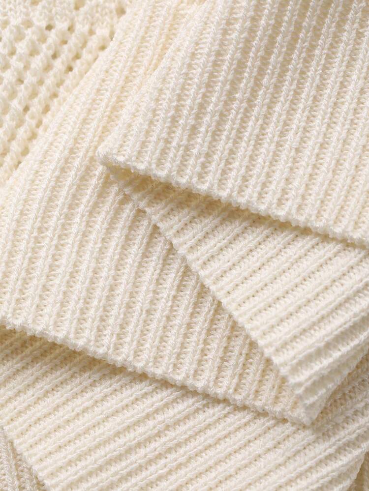 Men's Short Sleeve Polo Neck Knit Top, Summer