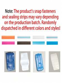 5/3/1 套装衣物压缩袋，真空压缩袋，透明压缩袋，旅行压缩袋，真空袋，真空收纳袋，适用于衣物收纳、被褥收纳、行李箱收纳、圣诞衣物收纳、旅行收纳、学生宿舍旅行衣柜收纳、日常用品收纳、旅行必备品收纳。 - 彩色 - 查看 6