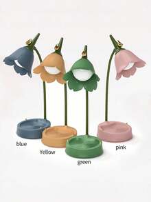 Đèn bàn LED sáng tạo có thể điều chỉnh độ sáng, sạc lại được, điều khiển cảm ứng, bảo vệ mắt, thích hợp cho phòng ngủ, văn phòng, bàn học ký túc xá, đầu giường. - Nhiều màu - Xem 9