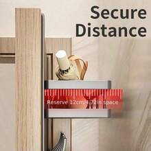 Over-The-Door Hook, Extended Arm Design, Convenient For Women, Can Be Used To Hang Clothes, Sturdy , Can Store Towels, Jackets, Bags, Bathrobes, Etc., Can Also Be Used For Bathroom Items And Towel Rack Storage. Room Decor, Gift Exchange Bathroom Accessories - Multicolor - View 9