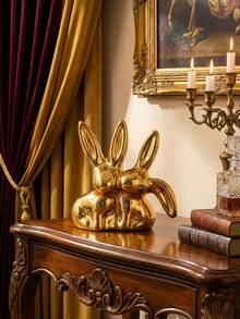 Cirelle Rabbit Jewelry Storage Box And Decorative Statue, Made Of Non-Fading Ceramic Material. It Is A Multi-Functional Ear Ring And Ring Storage Box Suitable For Home, Dressing Table And TraveParty Gift For Collectors And Family And Friends.Spring To Summer - Storage rack - View 5