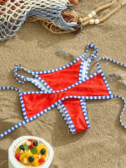 Swim Vcay Bộ bikini 2 mảnh gợi cảm dành cho nữ, mẫu mới Xuân/Hè 2026, thích hợp cho kỳ nghỉ biển hoặc những dịp thư giãn.
