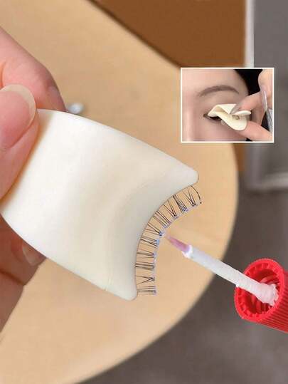 1 dụng cụ hỗ trợ gắn mi giả màu trắng, dụng cụ uốn mi bằng nhựa dành cho người mới bắt đầu, dụng cụ dán mi giả, trang điểm, giá rẻ, trang trí phòng, bàn trang điểm, du lịch, phòng ngủ, phụ kiện trang điểm, dụng cụ uốn mi, giá rẻ, quà tặng Giáng sinh, trang điểm, dụng cụ trang điểm, đồ rẻ tiền, quà tặng, quà tặng cho phụ nữ, quà Giáng sinh