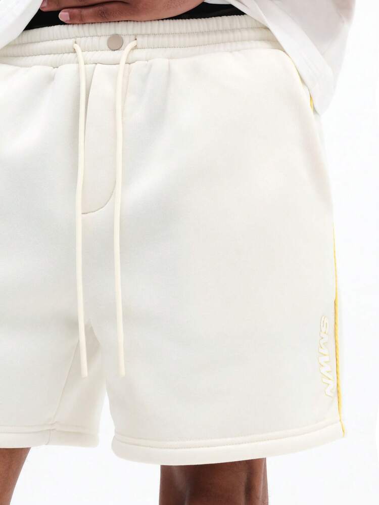 Regular Fit Shorts With Contrast Piping