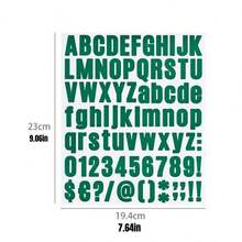 1 Set Of 12pcs Color Palette Letter And Number Stickers, Creative Screen Protector, Phone Case Back Card Stickers, Journal Stickers, And Card Stickers. - suit - View 2