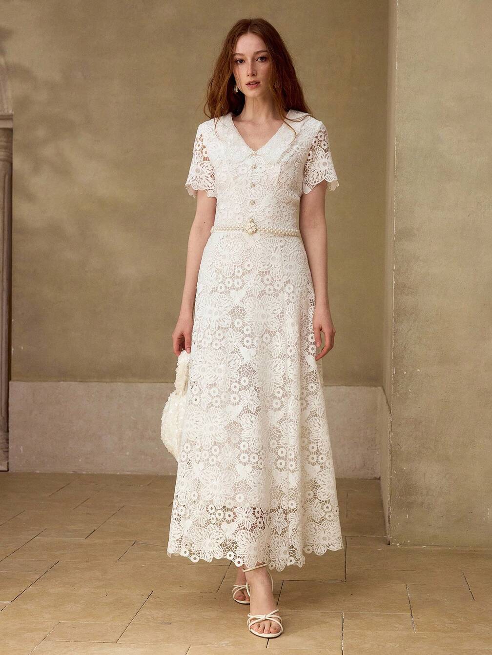 lace overlay dress Floral Lace Overlay Maxi Dress