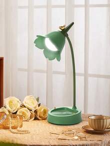 Đèn bàn LED sáng tạo có thể điều chỉnh độ sáng, sạc lại được, điều khiển cảm ứng, bảo vệ mắt, thích hợp cho phòng ngủ, văn phòng, bàn học ký túc xá, đầu giường. - Nhiều màu - Xem 2