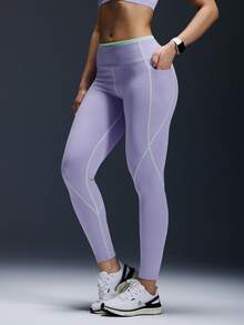 Powerista Women's Casual Versatile Daily Outdoor Skinny Leggings - Purple - View 1