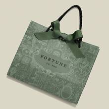 4pcDark Green Paper Gift Bags With Handle, Premium Reusable Shopping Bags For Jewelry Cosmetic Clothing Gift Packaging - Multicolor - View 6