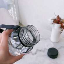 1300毫升透明水瓶，防漏大容量便携旅行水壶，轻便 - 彩色 - 查看 3