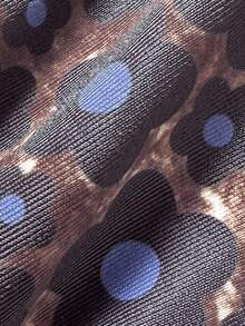 Swim Mod Women's Random Print Necklace Metal Jewelry Bikini Set, Spring/Summer - Multicolor - View 8