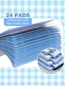 4本可爱蝴蝶结便签本，情人节礼物，丝带笔记本便签，女士派对礼品（粉色），可爱计划本，可爱便签本，文具，记事本，笔记本，学习用品，便签本，提醒，圣诞节便签本，桌面配件，趣味便签 - 彩色 - 查看 5