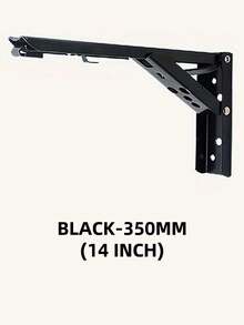 Stainless Steel Foldable Shelf Bracket (2 Packs) Spring-Movable Space-Saving DIY Wall-Mounted Partition Triangular Support Shelf Bracket For Tables And Benches, Includes Screws - Multicolor - View 15