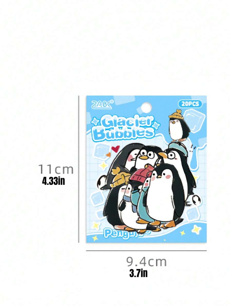 1 Set Of 6 Pcs Animal Fantasy Pet Stickers, Journal Stickers, Journal Sticker Bag, Journal Material - suit - View 1