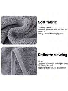 1/2/5/10 PCS U Shape Towel Esthetician Salon Spa Massage Facial Care Neck Cosmetic Towels Reusable Warmer Microfiber Neck Towel,19.69*15.75inch(50*40cm) - Multicolor - View 4