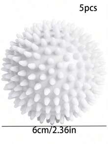 5 quả bóng giặt tái sử dụng - Bóng sấy loại bỏ xơ vải, bóng làm mềm vải, chống cuộn tròn, giảm nhăn, không cần điện. - Nhiều màu - Xem 9