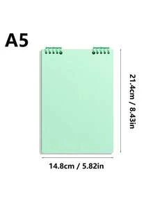 Sổ tay A5 dạng lật mở, bìa trong kẻ ngang có thể tháo rời, bìa PP chống thấm nước, đồ dùng văn phòng phẩm và trường học. - Nhiều màu - Xem 8