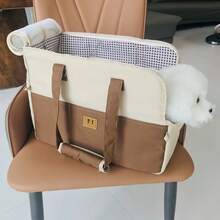 1 Túi Vận Chuyển Thú Cưng Đa Năng - Túi Du Lịch Bằng Polyester Có Khóa Kéo, Dây Đeo Vai Có Thể Tháo Rời, Dành Cho Thú Cưng Nhỏ, Vừa Vỗ Vali, Lý Tưởng Cho Ô Tô & Sử Dụng Ngoài Trời. Túi Đắp Mèo, Ba Lô Mèo, Xe Kéo Xe Đạp - Nhiều màu - Xem 5