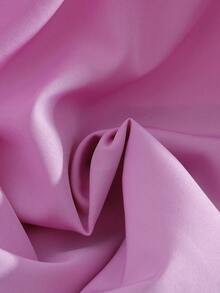 Franclia Plus Size Women Elegant Commuter Pearl Decor Blouse - Pink - View 5