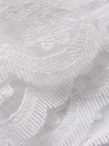 DAZY Women's Lace Patchwork Versatile Date Night & Casual Wear Mini Skirt - White - View 7