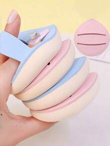 Makka 棉花糖龙吸油粉扑 – 超柔软、蓬松、充气粉扑，适用于粉底液、BB霜、散粉，干湿两用。 - 彩色 - 查看 1