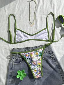 Swim Mod Bộ bikini hai mảnh gợi cảm dành cho nữ, mẫu mới Xuân/Hè 2026, thích hợp cho kỳ nghỉ biển. - Nhiều màu - Xem 2