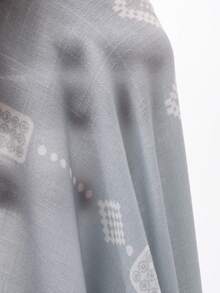 DAZY Multi-Color Floral Print Button-Down Long Sleeve Long Shirt For Men, Spring/Summer - Multicolor - View 7