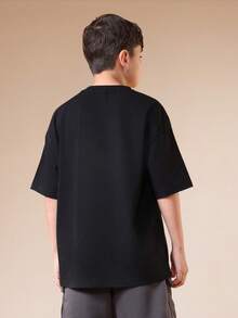 SUMWON Tween Boys T-Shirts - Black - View 2