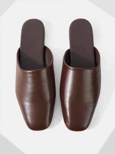 Mnmlis 休闲百搭通勤穆勒平底一脚蹬鞋