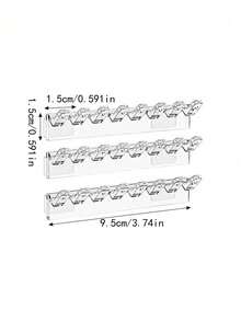 3-9 Piece Set Of 8-Hole Wall Mounted Jewelry Storage Rack With Necklace, Bracelet, And Earring Hooks - Anti Entanglement Display Rack, Jewelry Tower - Multicolor - View 5