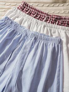 3pcs Men's Summer Casual Lounge Shorts - Multicolor - View 4