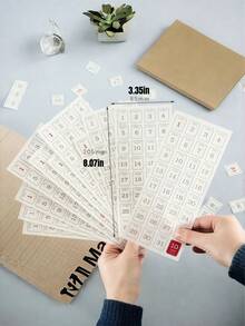 365-Day Daily Stickers, Journal And Notebook Background Decoration Stickers, Self-Adhesive Calendar - suit - View 2