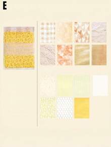 1 件轻质网状拼贴画套装，混合材质无粘性日记纸。 - 套裝 - 查看 10